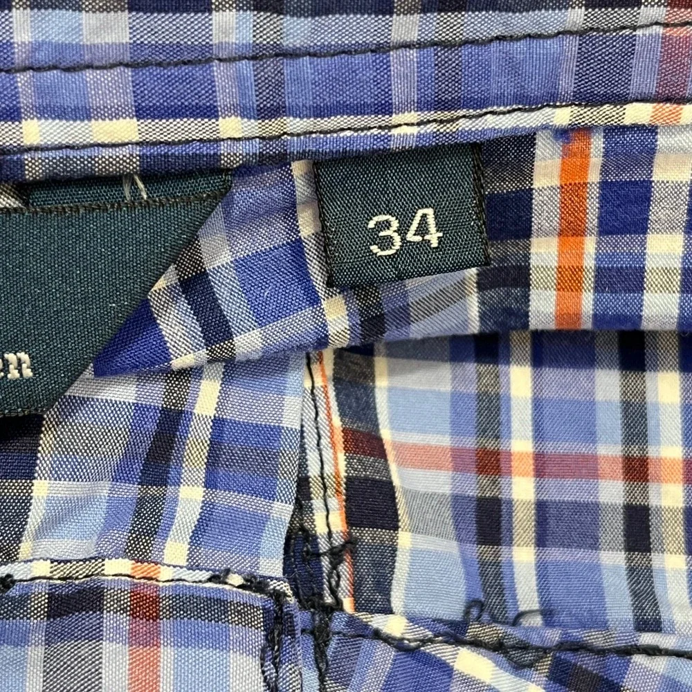Polo‎ Ralph Lauren Plaid Cargo Shorts Swim Trunks 34 Mens